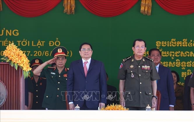 Thủ tướng Phạm Minh Chính dự Lễ kỷ niệm lần thứ 45 năm Hành trình hướng tới lật đổ chế độ diệt chủng Pol Pot