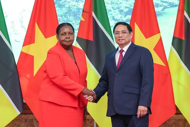 Thủ tướng Phạm Minh Chính hội kiến Chủ tịch Quốc hội Mozambique Esperança Bias