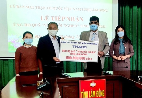 THACO ủng hộ Tết THACO ủng hộ Tết