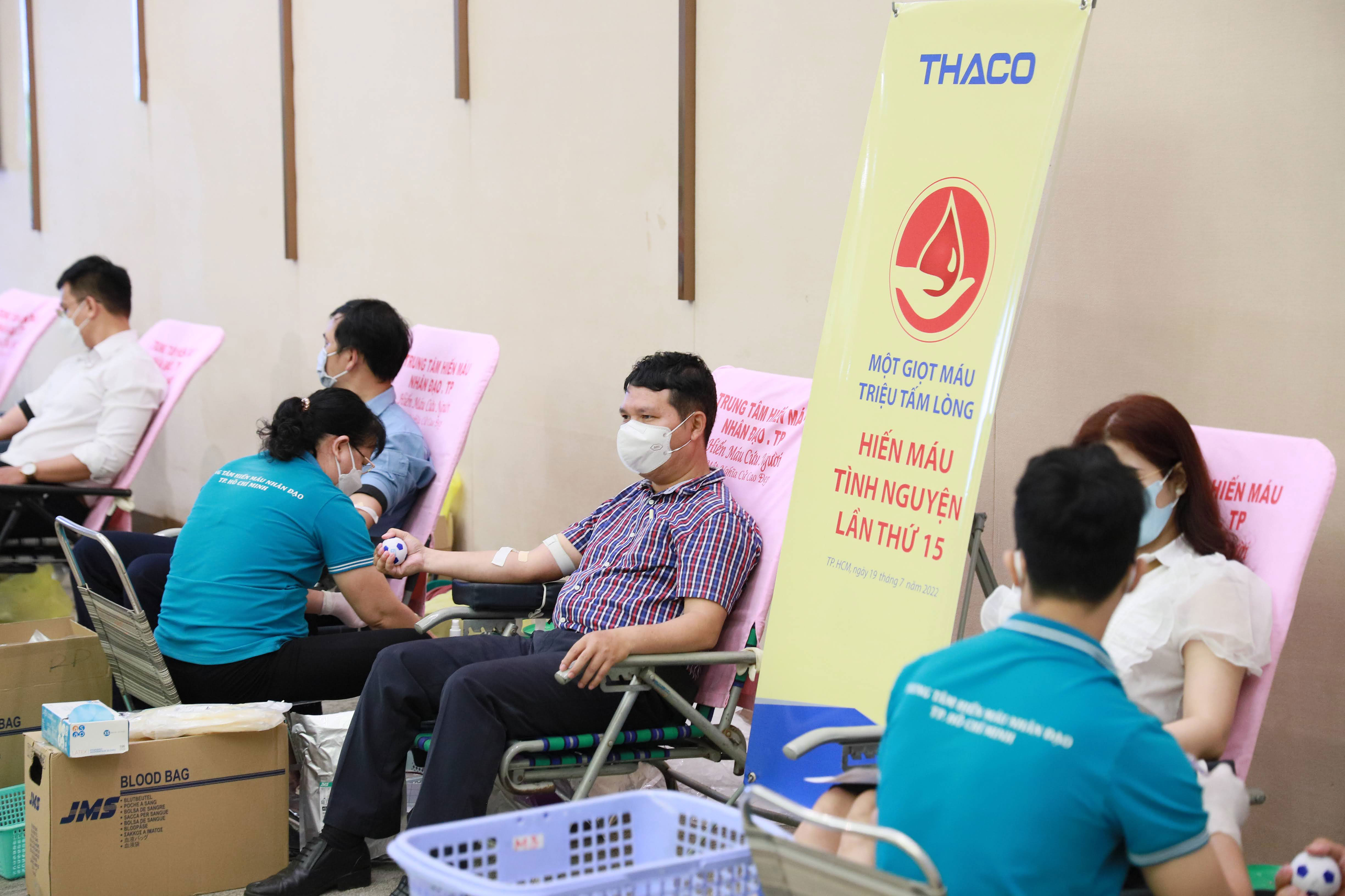 THACO tổ chức chương trình hiến máu tình nguyện năm 2022