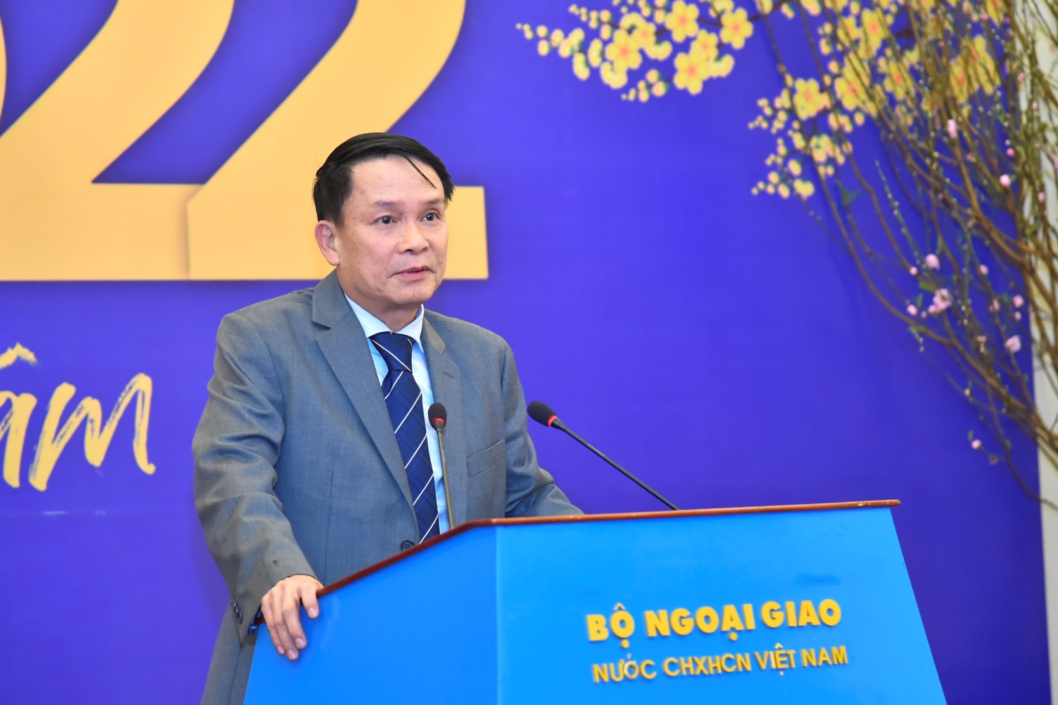 Bộ trưởng Ngoại giao Bùi Thanh Sơn gặp gỡ báo chí đầu năm