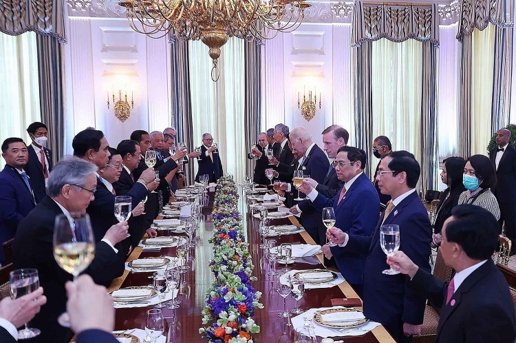 Lãnh đạo các nước ASEAN dự Tiệc chiêu đãi do Tổng thống Hoa Kỳ Joe Biden chủ trì tại Nhà Trắng