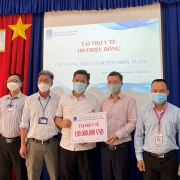 KĐN hỗ trợ gần 500 triệu đồng cho huyện Nhơn Trạch