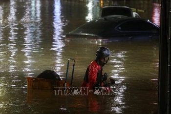 Tin Bộ Ngoại giao: Điện thăm hỏi về việc mưa lớn gây thiệt hại nghiêm trọng tại Hàn Quốc