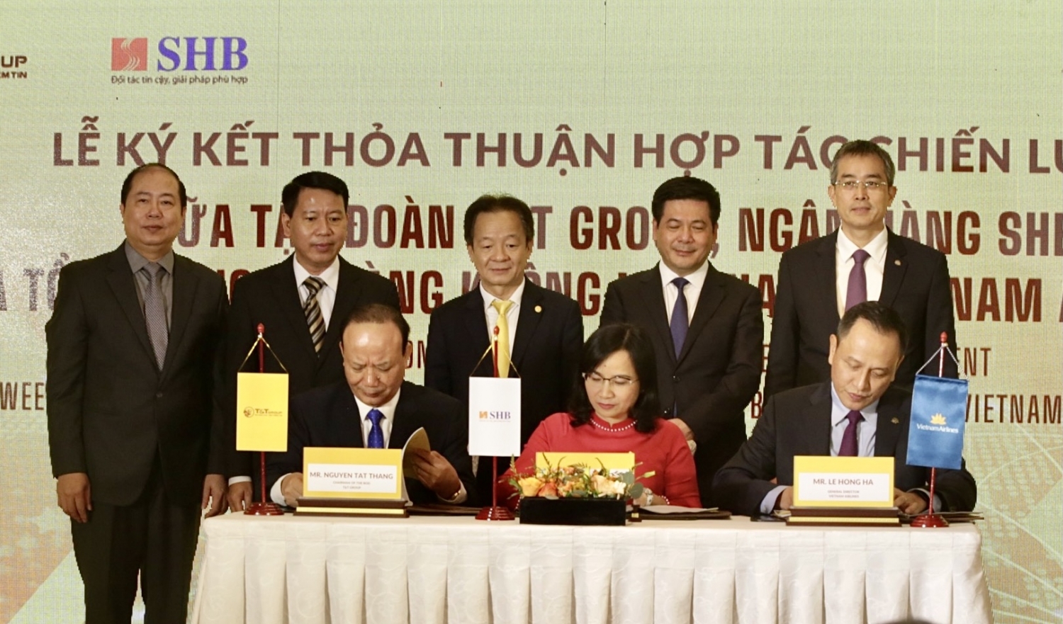T&T Group, SHB hợp tác với Vietnam Airlines và Đường sắt Việt Nam