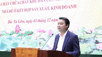 Bắc Từ Liêm (Hà Nội): Sơ kết đợt cao điểm PCCC đối với khu dân cư, hộ gia đình kết hợp sản xuất kinh doanh