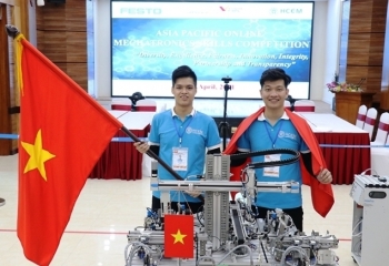 Sinh viên Việt Nam giành Huy chương Vàng Kỹ năng nghề Cơ điện tử online châu Á - Thái Bình Dương