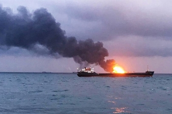 Một vụ nổ đã xảy ra trên tàu chở xăng dầu ngoài khơi Ả Rập Saudi