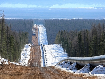 Gazprom tăng cường xuất khẩu khí đốt sang Trung Quốc qua đường ống dẫn khí Power of Siberia