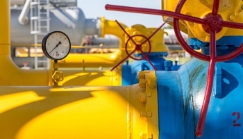 Lượng khí đốt trung chuyển qua Ukraine tăng mạnh mẽ trong tháng 11