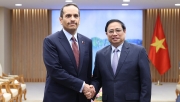 Thủ tướng Chính phủ Phạm Minh Chính tiếp Phó Thủ tướng, Bộ trưởng Ngoại giao Qatar