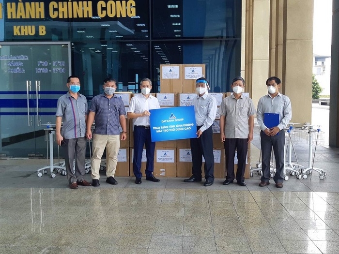 Tập đoàn Đất Xanh hỗ trợ phường An Phú, TP Thuận An chống dịch Covid-19
