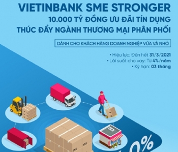 Ngân hàng VietinBank triển khai gói ưu đãi tín dụng 10.000 tỷ đồng đồng hành cùng ngành Thương mại, phân phối